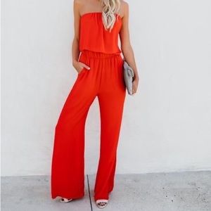 VICI Orange Romper
